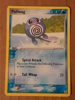 Pokemon Poliwag 75/112 Fire Red Leaf Green NM See Pictures - Image 1