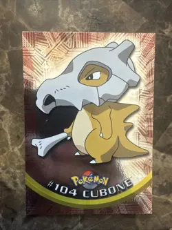 Pokemon Tv Animation Edition Series 2 Cubone #104 Foil Blue Logo 2000 LP - Image 1