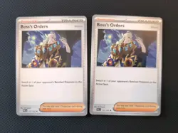 (X2) Pokemon TCG Boss's Orders 172/193 RARE NON HOLO Paldea Evolved NM/M - Image 1