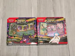 Pokemon TCG Mega Battle Decks (Mega Gengar and Mega Diancie) Lot of 2 New Sealed - Image 1