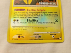 2007 Pokemon BK Promo Pikachu Reverse Holo DIAMOND & PEARL Stamped! 94/123 (LP) - Image 3