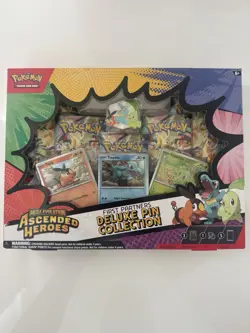 Pokemon TCG Ascended Heroes First Partners Deluxe Pin Collection x9 - SEALED - Image 3