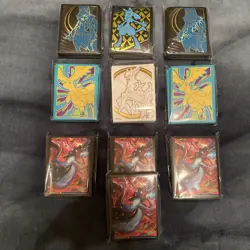 10 packs Pokemon Deck Sleeves (65ct) Sealed - Lot of 10 Pokemon TCG - Image 1