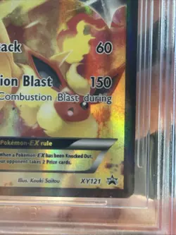 Charizard EX XY121 Black Star Promo Full Art Holo Pokemon BGS 8 NM-MT 2016 TCG - Image 4