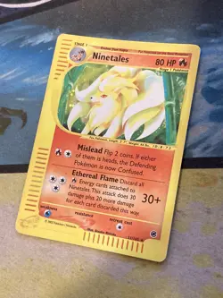 Pokemon TCG Ninetales Expedition Base Set 21/165 Holo Holo Rare - Image 1