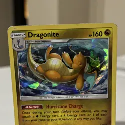 Pokemon Dragonite Unified Minds Cracked Ice Holo 151/236 160 HP - Image 2
