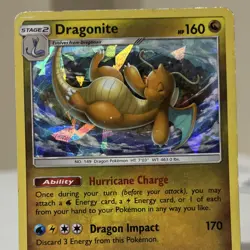 Pokemon Dragonite Unified Minds Cracked Ice Holo 151/236 160 HP - Image 4