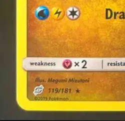 2019 Pokemon Sun & Moon Team Up #119/181 Dragonite Holo - Image 4