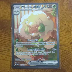 Pokemon Whimsicott EX 165/086 SV: White Flare Special Illustration Rare Holo HP… - Image 1