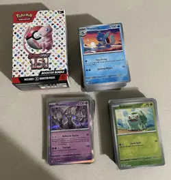 Pokemon 151 Bulk Lot ( 184 Base, 70 Reverse Holo, And 29 Holos) - Image 1