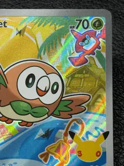 Rowlet MEP 043 Promo - Illustration Rare - Pokemon TCG: 30th Anniversary - DMG - Image 3