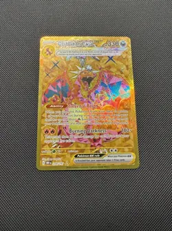 Pokemon TCG Charizard ex 228/197 Sv03: Obsidian Flames Hyper Rare Gold Near Mint - Image 2
