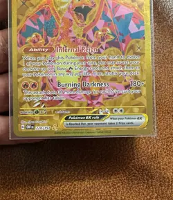 Pokemon TCG Charizard ex 228/197 Sv03: Obsidian Flames Hyper Rare Gold Near Mint - Image 5