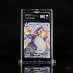 TAG MINT 9 Charizard VMAX SV107/SV122 Rare VMAX Shining Fates Shiny Vault - Image 1