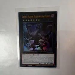 Konami Yugioh Eclipse Dragon Ruler of Catastrophes Xyz/Effect 1st Ed ALIN-EN048 - Image 1