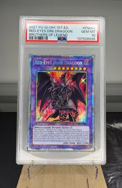 PSA 10 Yugioh Red-Eyes Dark Dragoon BROL -EN094 Starlight Rare PSA 10 - Image 1