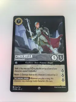 1x Cinderella - Stouthearted - 177/204 - Super Rare NM-Mint Disney Lorcana: Rise - Image 1