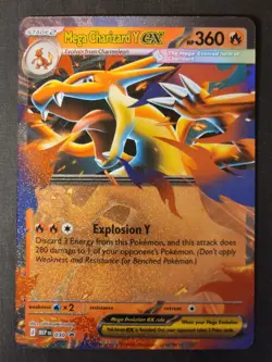 Mega Charizard Y ex 030 Holo Promo Mega Evolution Promo Pokemon Near Mint - Image 1