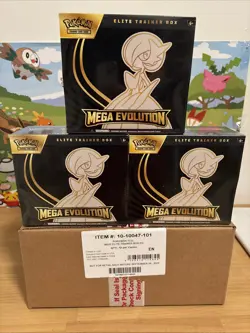 Pokemon Mega Evolution Gardevoir ETB Elite Trainer Box - New Factory Sealed - Image 1