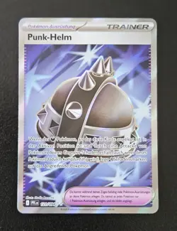 Pokemon Punk-Helm 121/094 Full Art Karte Fatale Flammen Deutsch Near Mint - Image 1
