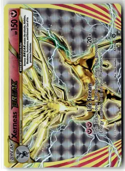 Xerneas BREAK ⭐ 82/114 Holo Rare BREAK Steam Siege 2016 Pokemon LP - Image 1