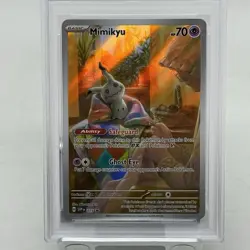 Mimikyu 075 SV: Scarlet & Violet Promo Pokemon Paldean Fates ETB PSA 10 - Image 3