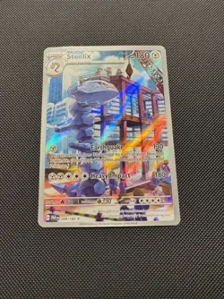 Pokemon TCG Steelix 208/182 Sv04: Paradox Rift Illustration Rare Near Mint - Image 2