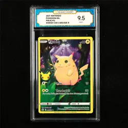 TQG 9.5 MINT+ 2021 Pokemon ENG Pikachu 005/025 R(4) - Image 1