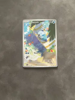 Pokemon TCG Oshawott Illustration Rare from White Flare 105/086 NM Fresh Pull - Image 1