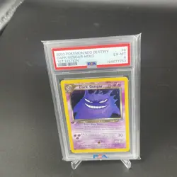 2002 POKEMON NEO DESTINY 1ST ED #6 DARK GENGAR-HOLO PSA 6 - Image 2