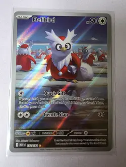 Pokemon TCG Delibird 152/132 Mega Evolutions Illustration Rare Mint - Image 1
