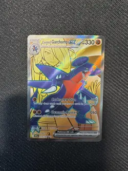 Pokemon TCG Cynthia's Garchomp EX 215/182 Destined Rivals Ultra Rare NM/MINT - Image 1