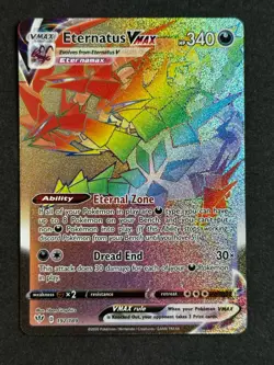 Eternatus VMAX 192/189 Secret Rare Darkness Ablaze Pokemon TCG NM/MINT - Image 1