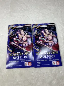 One Piece TCG: The Azure Sea's Seven Lot Of ×2 Sleeved Boosters OP-14 English 🔥 - Image 1