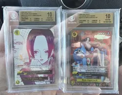 One Piece TCG Boa Hancock SP OP14-112 BGS 10 Plus Boa Event Alt BGS 10 - Image 1