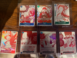 One Piece OP13 3rd Anniversary Treasure Pack Campaign Promo Set of 7 - Image 1