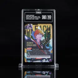 Union Arena Bleach Ichigo Kurosaki SR 3 Star Signed Foil UE01BT/BLC-1-041 TAG 10 - Image 1