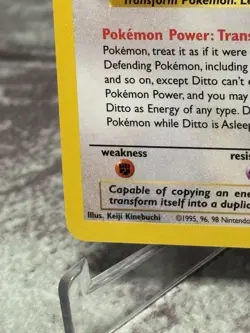Ditto 18/62 - Pokemon Fossil Unlimited Rare Card WOTC NM/LP - Image 5
