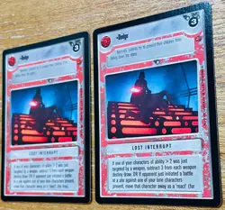 STAR WARS CCG - Dodge - rare misprint + corrected card set - Decipher Inc. 1997 - Image 3