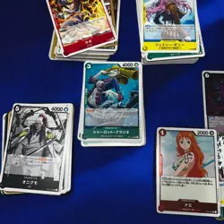 (500) One Piece Card Game Common Card Lot Mixed Bulk Mostly Japanese w/ Foils - Image 2