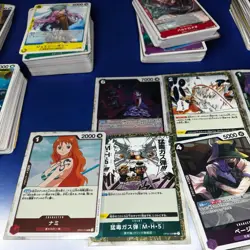 (500) One Piece Card Game Common Card Lot Mixed Bulk Mostly Japanese w/ Foils - Image 3