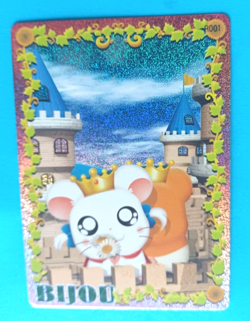 HAMTARO BIJOU BEAUTIFUL PRINCESS FOIL RARE INSERT SERIES 1 CARD LITTLE HAMSTERS - Image 2