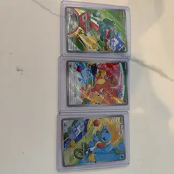 Pokemon TCG First Partner Illustration Collection Series 1 Kanto GEN 1 3x Cards - Image 1