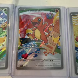 Pokemon TCG First Partner Illustration Collection Series 1 Kanto GEN 1 3x Cards - Image 3