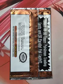 Pokemon - Topps TV Animation Edition EMPTY Wrapper Pack (No Cards) - Image 2