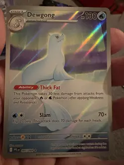 Pokemon TCG Card Lot - Dewgong, Lycanroc, PFL, 2019, Holo, 2 Cards - Image 2