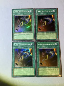 Konami Yu-Gi-Oh! Card Destruction SDY-042 Magic Holo Card Lot of 4 Vintage - Image 1