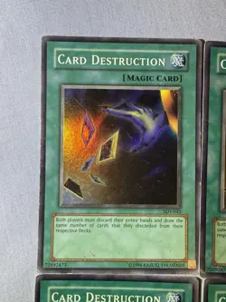 Konami Yu-Gi-Oh! Card Destruction SDY-042 Magic Holo Card Lot of 4 Vintage - Image 5