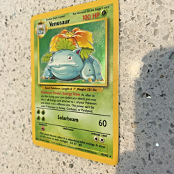 Venusaur 15/102 Base Set Holo MP - Moderately Played Pokemon Card TCG - Image 2