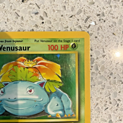 Venusaur 15/102 Base Set Holo MP - Moderately Played Pokemon Card TCG - Image 5